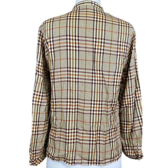 Zara Woman Button Up Ruffle Blouse Size Small - Picture 2 of 6